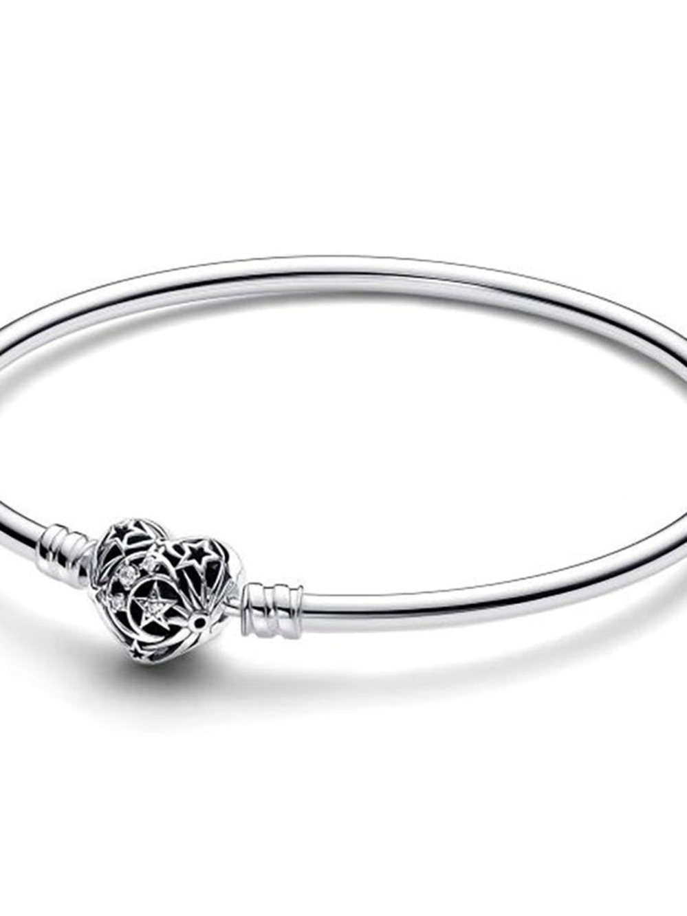Pandora ~ Celestial Heart Clasp Bangle